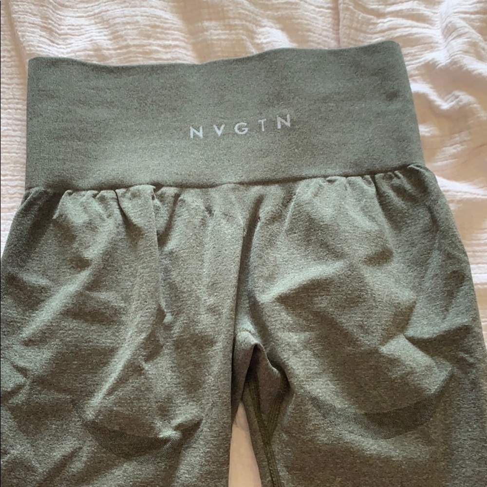NVGTN green leggings/SMALL
